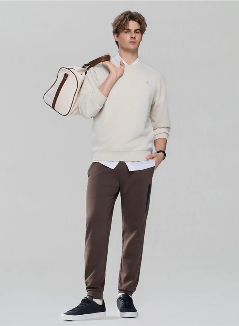 GIORDANO Men’s Slim Taper Cotton Stretch Jogger Pants